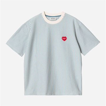Carhartt WIP T-Shirt W Terrell Stripe Wax / Bleach